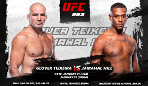 UFC 283: Glover Teixeira vs Jamahal Hill - 21 de enero