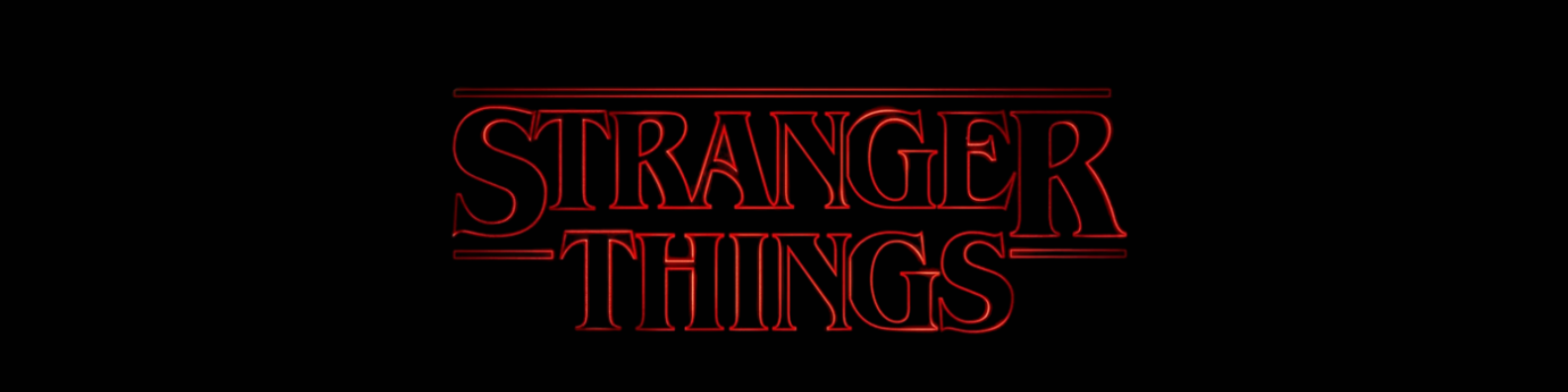 Imagen promocional de Stranger Things con efectos sombríos